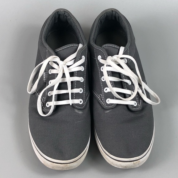 Vans Women’s Low Top Gray Sneakers Size 10 - Picture 5 of 12
